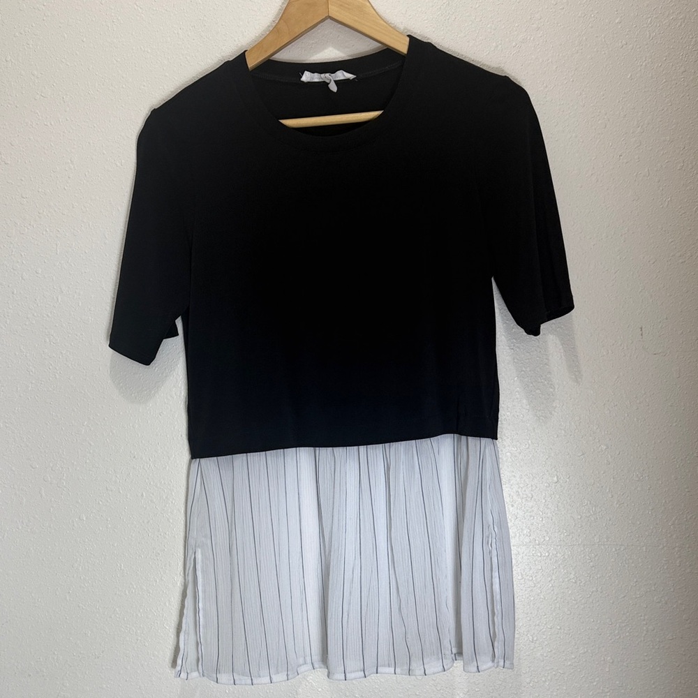 BCBGeneration Black and White Women's Top, Size S